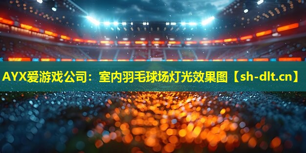 AYX爱游戏公司：室内羽毛球场灯光效果图