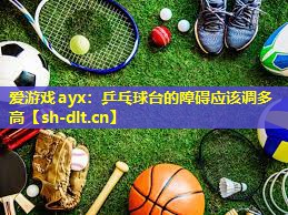乒乓球台的障碍应该调多高 乒乓球台的障碍应该调多高