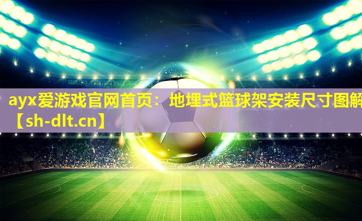 地埋式篮球架安装尺寸图解 地埋式篮球架安装尺寸图解